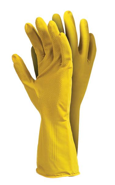 Gummibeflockte Handschuhe 500 Fy Rose Xl