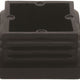 Tappo in plastica nera 25*25mm