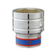 Krótkie gniazdo 6-kątne, chromowane 1/2'' 38mm