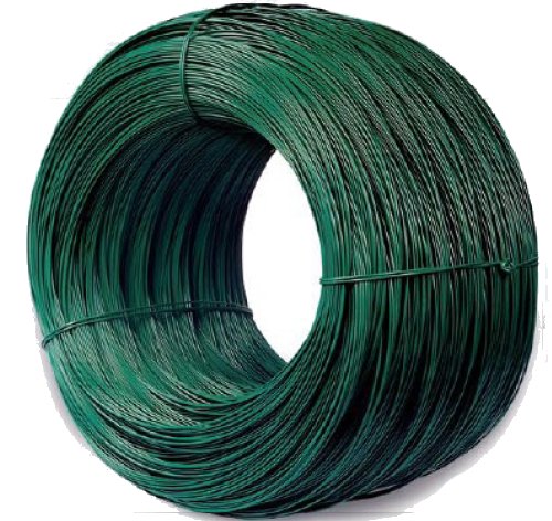 Fil galvanisé recouvert de PVC 3,0 * 3,8 mm vert