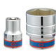 Short Socket 6-point Chrome 3/4'' 19mm