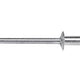 Rivet aveugle en acier à tête plate 3,0 * 6 mm
