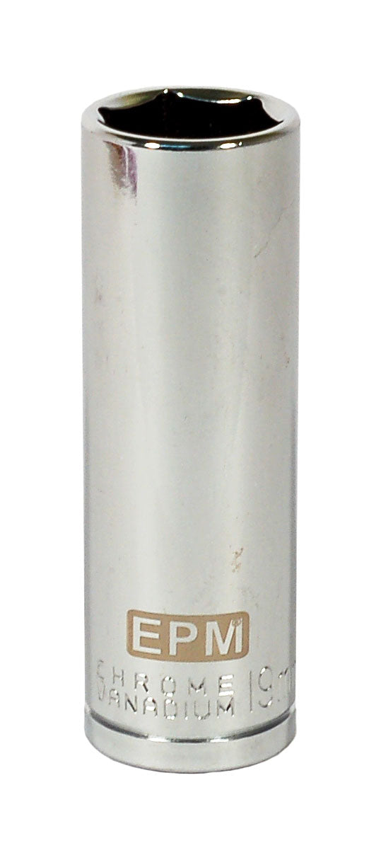 Długie gniazdo 1/2'' 6-kątne, chromowane, 32mm