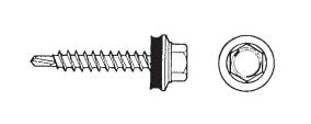 Selvborende Skrue 4,8*55mm Galvaniseret