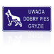 Board 15*29cm Caution A Good Dog Bites