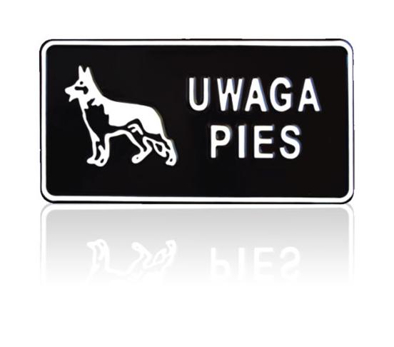 Board 15*29cm Attention Dog
