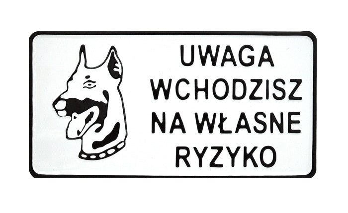 Doska 15*29cm Pozor vstupujete na vlastné riziko