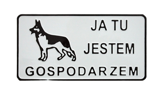 Tábla 15*29cm Én vagyok itt a házigazda