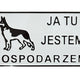 Tábla 15*29cm Én vagyok itt a házigazda