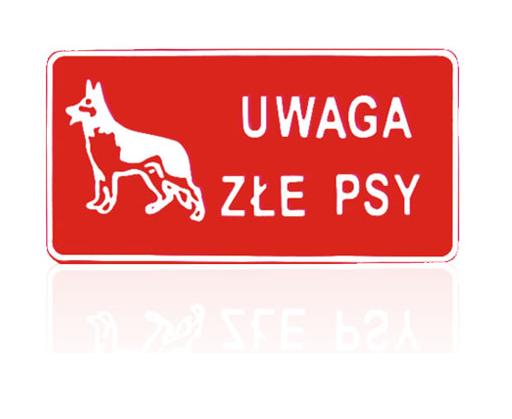 Board 15*29cm Be Careful Bad Dogs