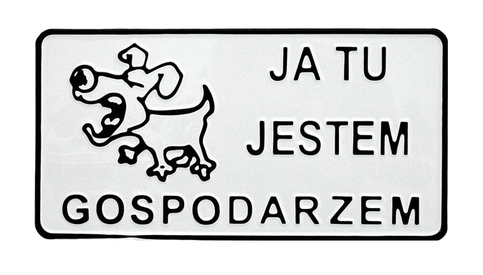 Tábla 15*29cm Én vagyok itt a házigazda
