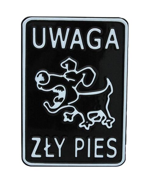 Board 15*20cm Be Careful Dog
