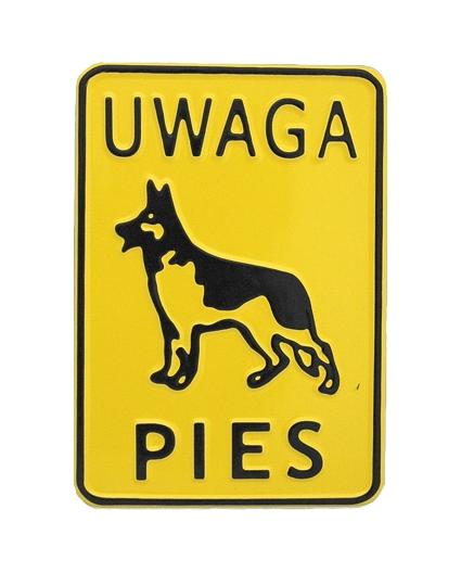 Board 15*20cm Attention Dog