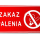 Board 15*29cm No Smoking