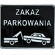 Doska 23*29cm Zákaz parkovania