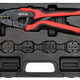 Kit de sertissage de connecteur avec 5 matrices