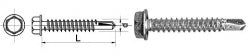Hex Head Self-drilling Screw Hwh 4.8*13mm