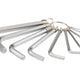 Set chei hexagonale 10 bucăți 1,5-10 mm Cr-v