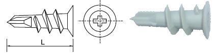 Driva Nylon Screw 13*22mm