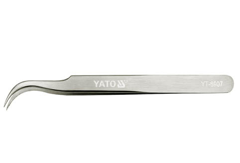 Angled Tweezers 120mm