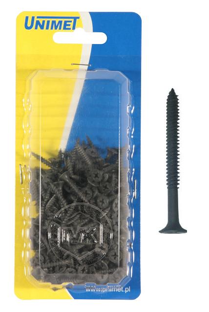 Scriú Gipseam Miotail Fosfataithe 3.5*55mm Op-100pcs