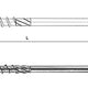 Træskrue Med Torx Flange Galvaniseret 6*120mm T30