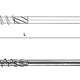 Holzschraube mit Torx-Flansch verzinkt 6*180mm T30