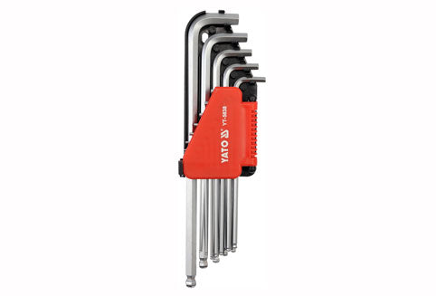 Ball Inch Allen Keys Extra Long 12 Pieces