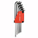Ball Inch Allen Keys Extra Long 12 Pieces