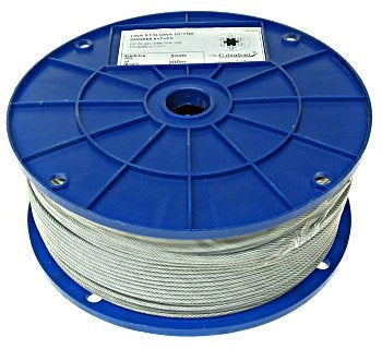 Galvanized Steel Rope In Pvc 5.0mm 6*7 100mb