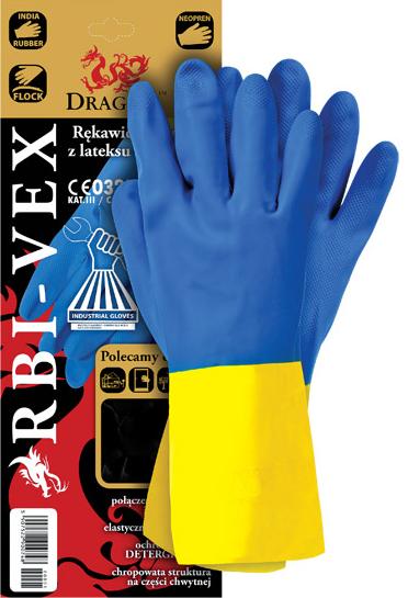 Rbi-vex gumové rukavice velikost 9