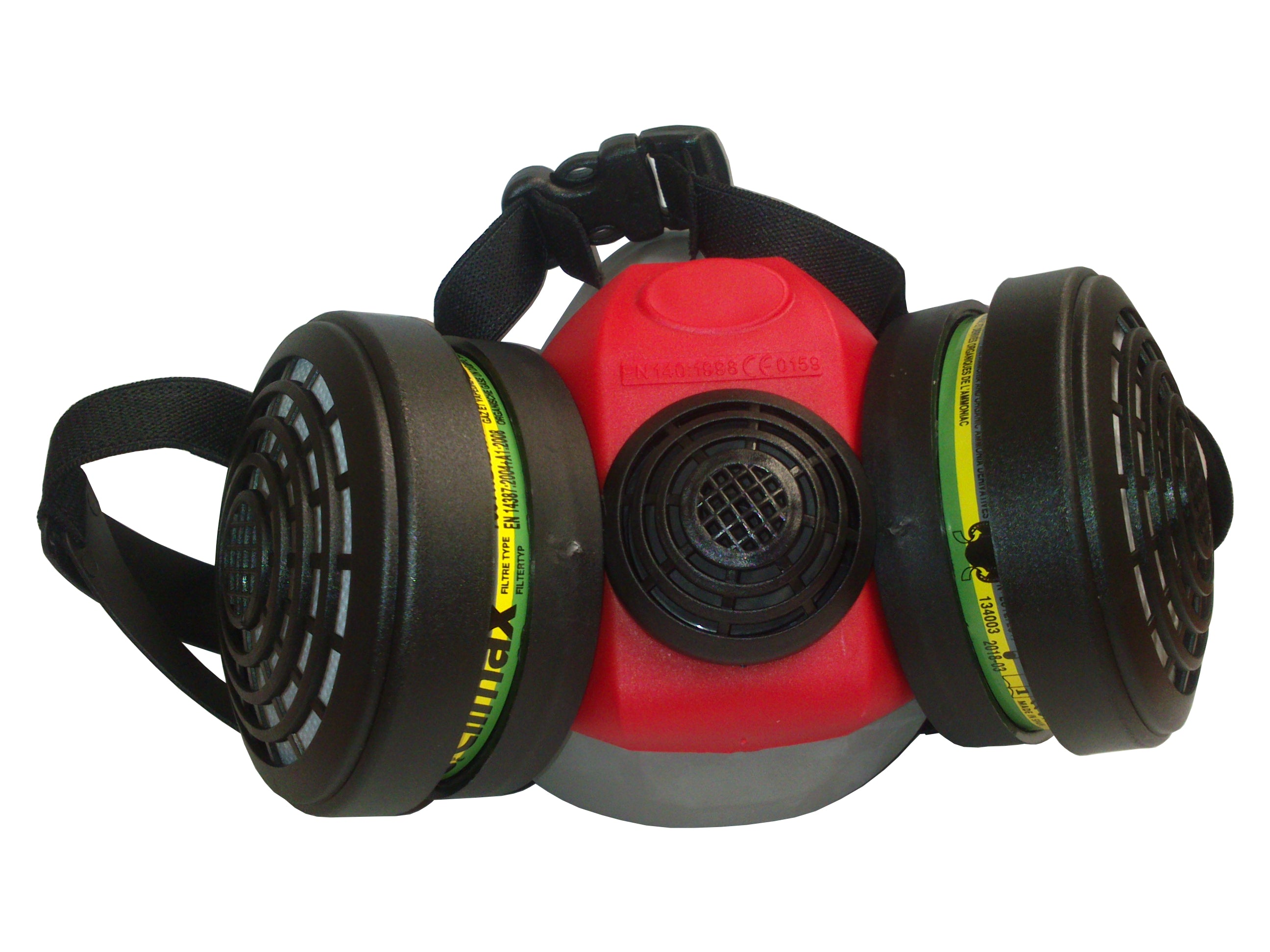 Climax 756-r Half Mask Set With A1b1e1k1 Filters