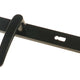Black Painted Door Handle 90mm Key-locked