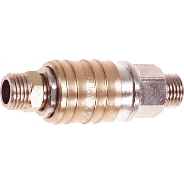 Acoplador rápido para compressor com ponta de rosca externa de 1/4