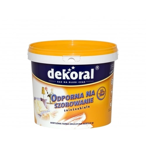 Latex Emulsie Voor Interieur Dekoral Akrylit W Plus Wit 10l