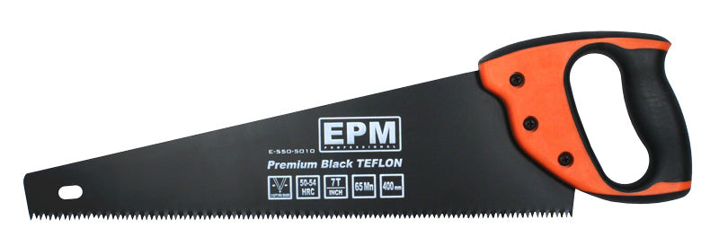 Fierăstrău manual din teflon 7 dinți/inch Teflon premium negru 400 mm