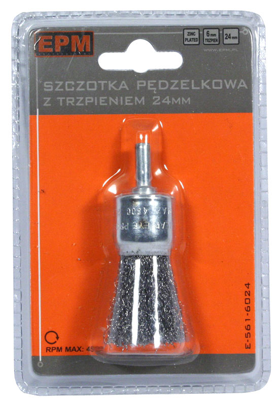Borstel Met 24mm Schacht Zn