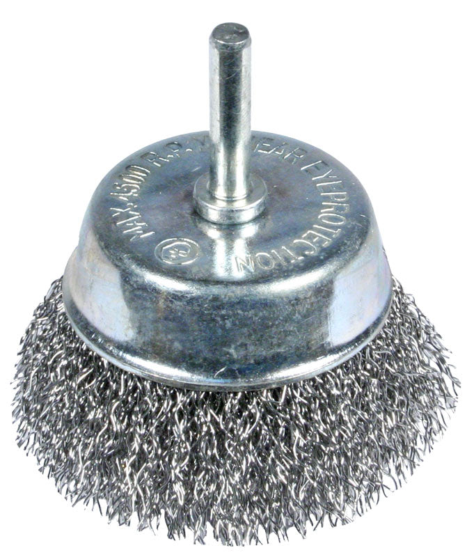 Cup Brush With 75mm Shank Zn