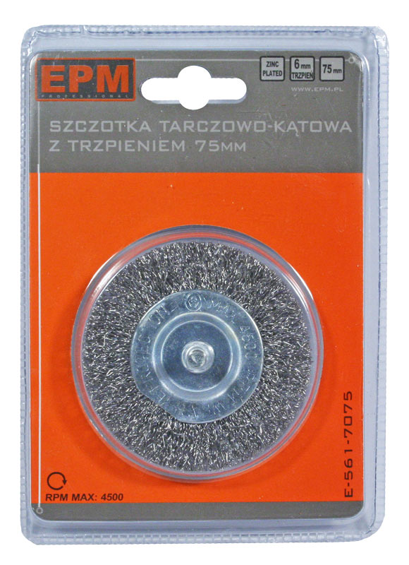 Schijfborstel Met 100mm Schacht Zn