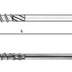 Torx Countersunk Head Wood Screw 6*300mm T30