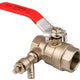 Water Ball Valve With Drain 1/2'