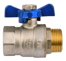 Heavy Duty fuld-boks vandkugleventil med P.mot.gw.w/z.1/2'