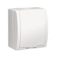 Waterman hermetische socket. 1-weg Met/met Ip54 Wit