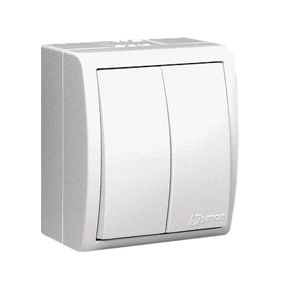 Aquarius Double Hermetic Connector Ip54 White