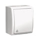 Aquarius Bell Button Ip54 White Aqd1/11