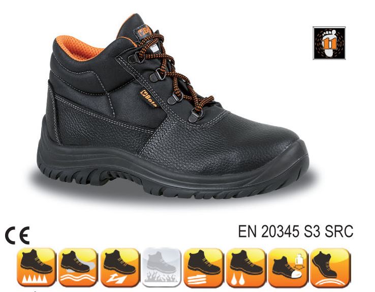 Insulated Leather Work Ankle Shoes S3 45