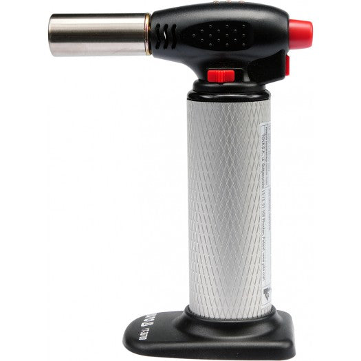 Gas Burner With Piezo Ignition Powered By Lighter Gas