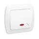 Akord Trapschakelaar P/t Met Verlichting Wit