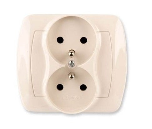 Chord Socket 2-following With/u Beige