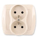 Chord Socket 2-following With/u Beige